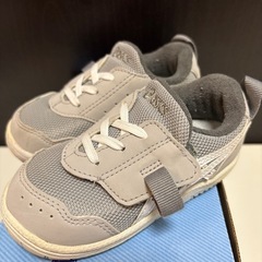 アシックス　ライトグレー（14.5cm）の画像