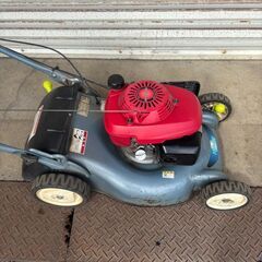 【エンジン始動確認済】ホンダ HONDA Holiday HRG465H 自走式 芝刈機 刈刃回転OKの画像