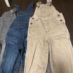 90サイズ GAP オーバーオール　3着の画像