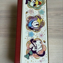 【レトロ】東京ディズニーランド キャラクター缶ボックス 2009年 小物入れの画像