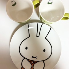 ミッフィー  食器3点セットの画像