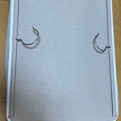 6段 布製収納ラック グレーの画像