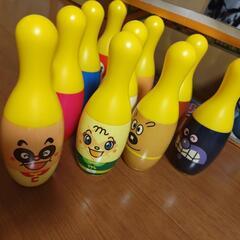 (中古)アンパンマン　ボーリングのおもちゃの画像