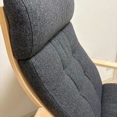 IKEA POANG チェア&オットマンの画像