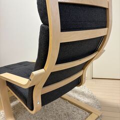 IKEA POANG チェア&オットマンの画像