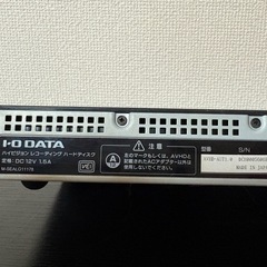 テレビ・レコーディングハードディスクのセットの画像