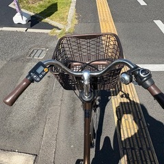 中古20インチPanasonic電動アシスト自転車12Ah4点灯大阪