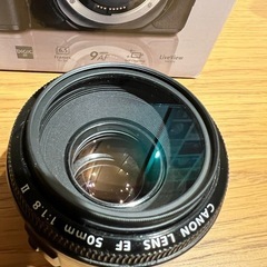 Canon EF50mm F1.8 IIレンズ　単焦点の画像