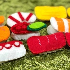 フェルトままごと　お寿司セットの画像