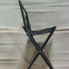 レジャーチェア Roy CLUB 折りたたみ 携帯イス ブラック お譲りします。＊石川県＊美川より＊期間限定の画像