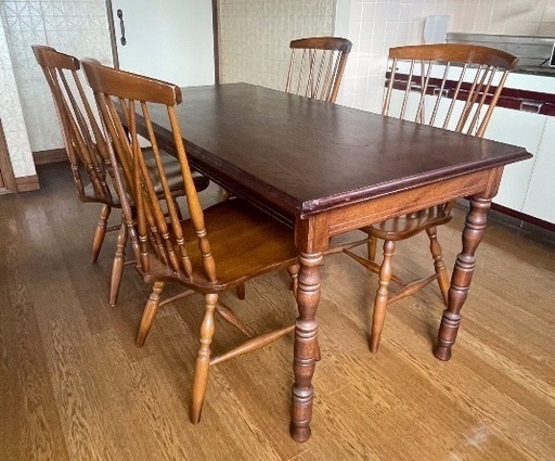 ヴィンテージダイニングテーブルセット