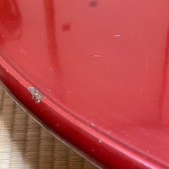 漆塗り 円形座卓  脚なし(撮れている)の画像