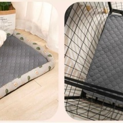 新品未使用【4枚セット】グレー洗える マット ペットシーツ の画像