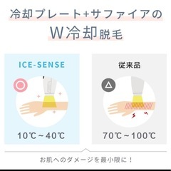 lomaya 脱毛器④光脱毛　サファイア脱毛器 光脱毛　IPL 脱毛器 サファイア冷却　 エステ VIO　メーカー小売価格42800円　美品の画像