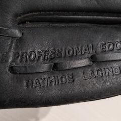 SSK 野球グローブ PROFESSIONAL EDGE RAWHIDE LACING APG-059 黒 軟式ボールA号 ローリングス硬式ボール セット プロフェッショナルエッジ プロエッジの画像