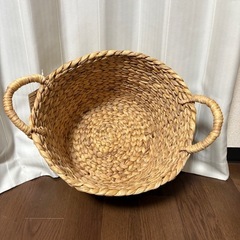 【中古】無印良品:ラウンドバスケットの画像