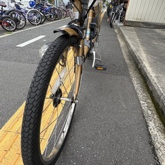 中古Panasonic電動アシスト自転車　6.6Ah4点灯の画像