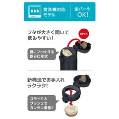  新品 THERMOS 水筒750mlの画像
