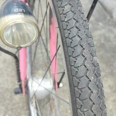 オートライトと新品のシート・ベル付　26インチ自転車の画像
