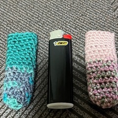ハンドメイド、2個セットライターカバーの画像
