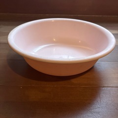 洗面器　ピンクの画像