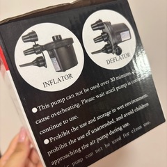 家庭用電動エアーポンプ　XG-668A 空気入れの画像