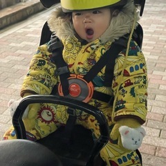 BEBE 80cm ベビー クマ耳付き　ダウンコート ジャンプスーツ　の画像
