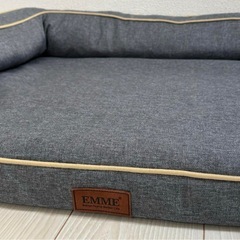 EMME 防水ペットベッド グレー Lサイズ　大型犬　92×71×24cmの画像