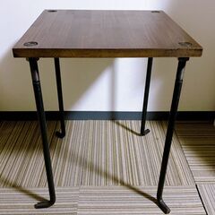  M411  Creema サイドテーブル カフェテーブル アイアン 丸棒  ヴィンテージの画像