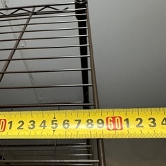 4段 ブラウン 2スチールラック(配達可)の画像