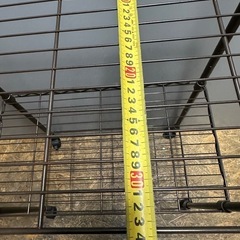 4段 ブラウン 2スチールラック(配達可)の画像