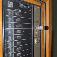 昭和【National】ブラウン管テレビ 台付きの画像
