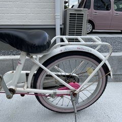 子供用自転車 Boo Foo Baby ピンク/ホワイトの画像