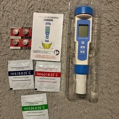 測定器 H2/ORP/PH/温度 4 in1測定器 水質検査 防水 自動校正の画像
