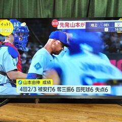横浜駅から２０Km以内は無料配送 ２０２１年製　４Kスマートテレビ　TLC 43P8Bの画像