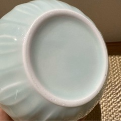 【中国　茶器 】浮彫りデザイン　陶器製　小物入れ　茶葉入れの画像