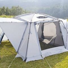 美品 エンドレスベース 2ルームテント コールマンと同型 超大型サイズ 5人用 キャンプの画像