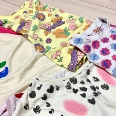カラフル デザインＴシャツ　７枚　95cmの画像