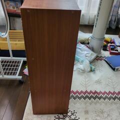 木目調カラーボックス　小さめの画像