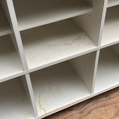 本棚　カラーボックス　使用感強の画像