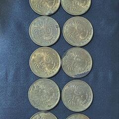 日本近代古銭　昭和　鳳凰五十銭銅貨　古銭　アンティーク　コレクションの画像