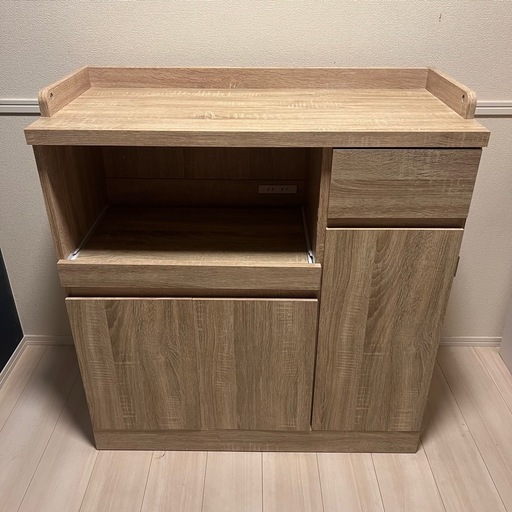 LOWYA 食器棚 レンジ台 キッチンボード