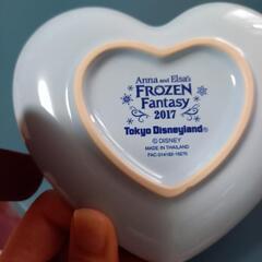 未使用✨️ディズニーリゾート　アナ雪ハート型お皿の画像