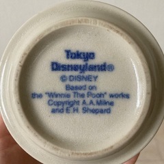 くまのプーさんディズニーランドのマグカップの画像