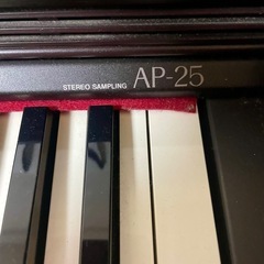 電子ピアノ　カシオAP-25の画像