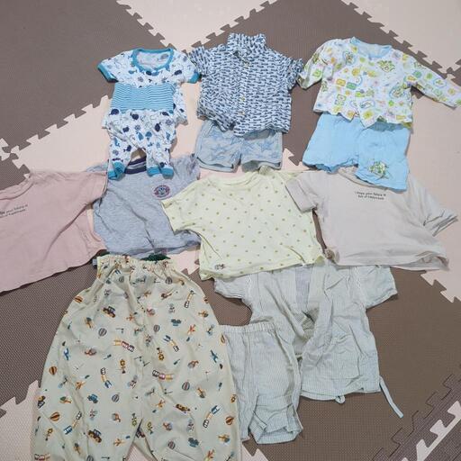 男の子　80サイズ　春夏もの40点　まとめ売り 80サイズ男の子夏服13点まとめ売り (とみたん) 牛田のキッズ用品