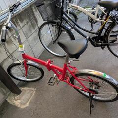 折りたたみ自転車の画像