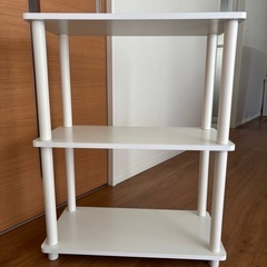 棚【ラック　ホワイト　美品】の画像