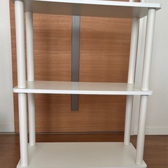 棚【ラック　ホワイト　美品】の画像