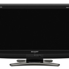 シャープ20型テレビの画像